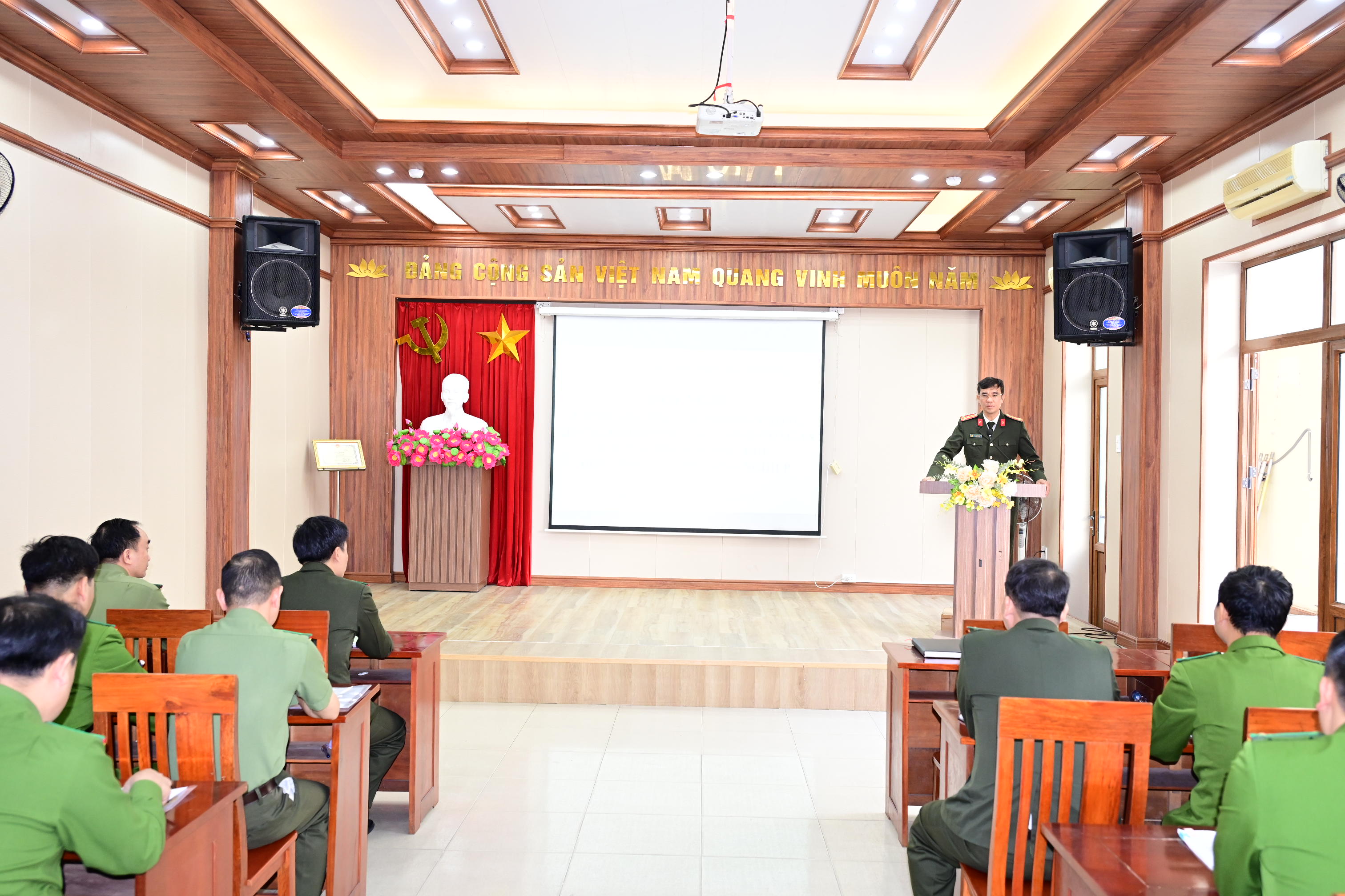 Phòng An ninh nội địa: Tập huấn công tác phòng, chống khủng bố đối với Công an xã, phường, đặc khu, Đồn Công an khu Công nghiệp
